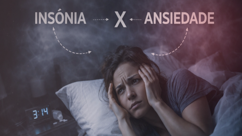 Insônia x Ansiedade: Qual Vem Primeiro e Como Esses Quadros se Relacionam