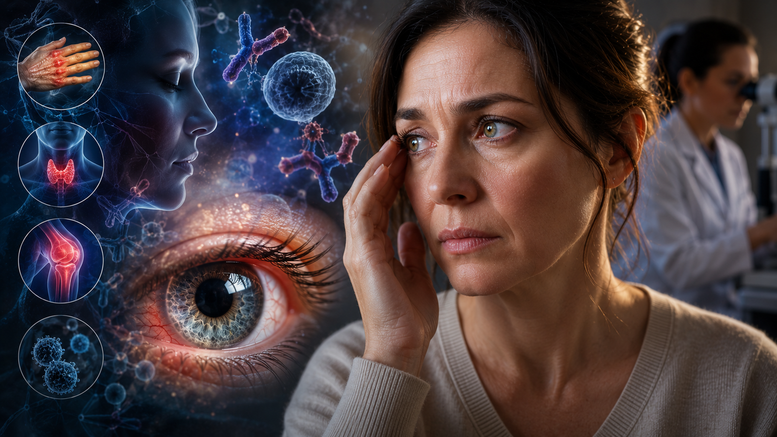 Doenças Autoimunes Podem Afetar os Olhos? Sintomas, Riscos e Como Proteger Sua Visão