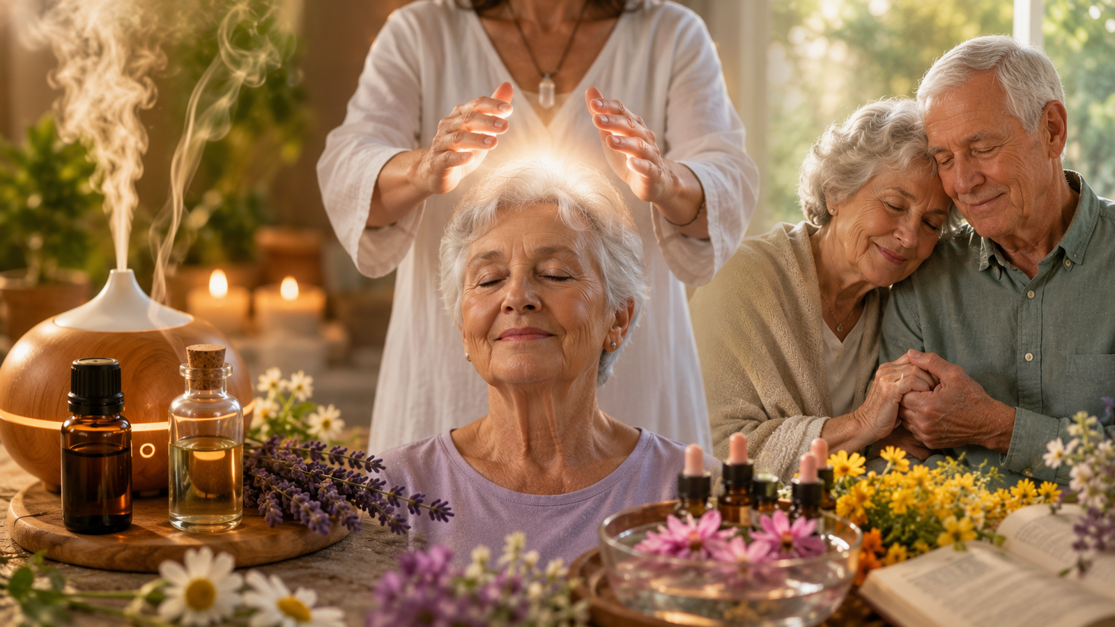 Terapias Integrativas Para Idosos: Aromaterapia, Reiki e Florais.